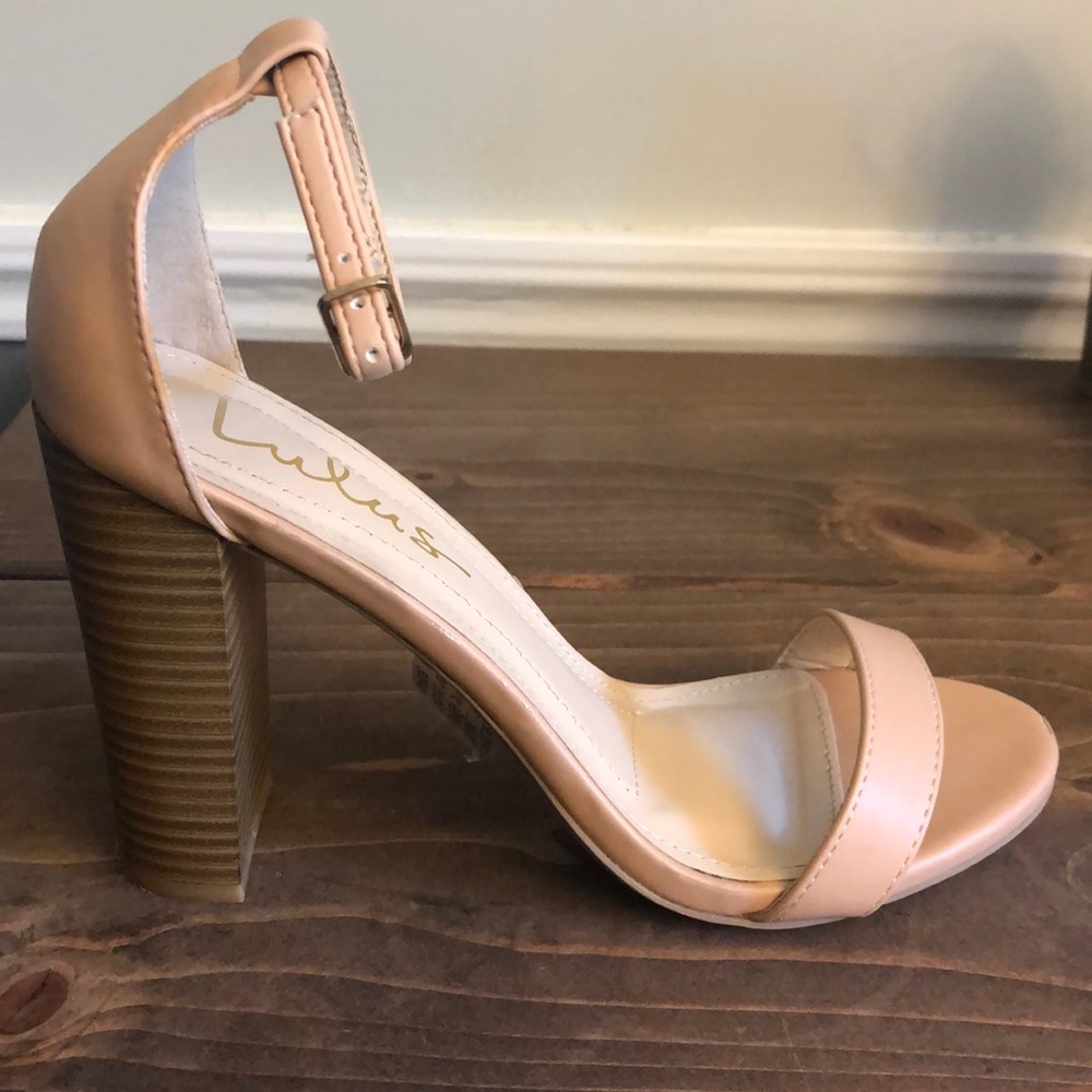 LuLus ankle strap heels